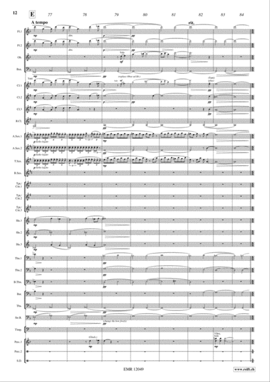 Rambo Concert Band scores gallery preview page 13