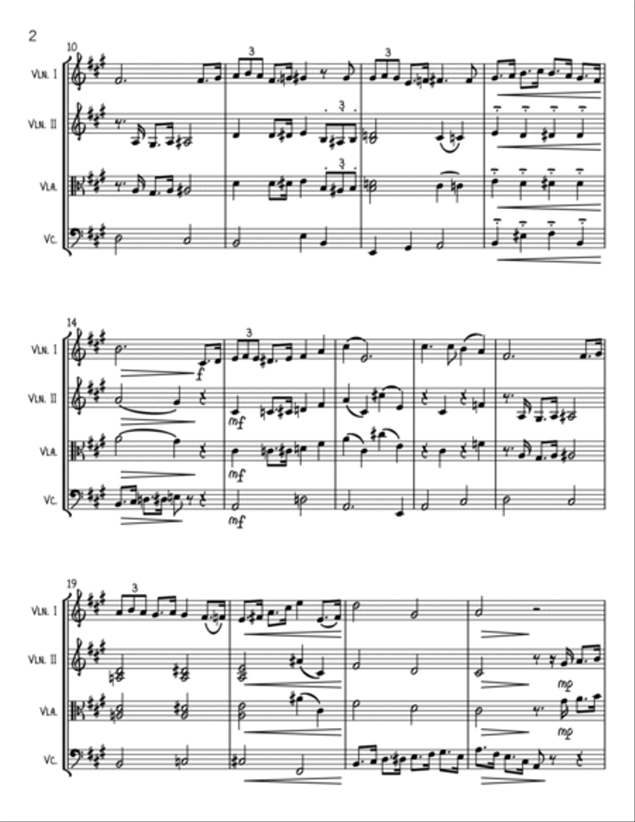 It's Beginning To Look Like Christmas String Trio scores gallery preview page 2