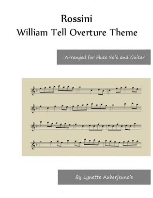 William Tell Overture Theme - Flute Solo with Guitar Chords