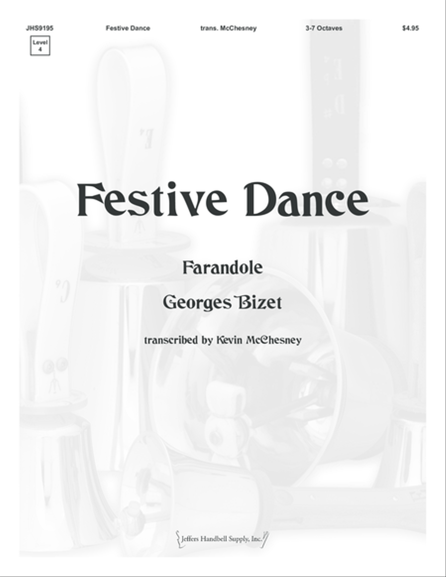 Festive Dance Handbell Choir scores gallery preview page 1
