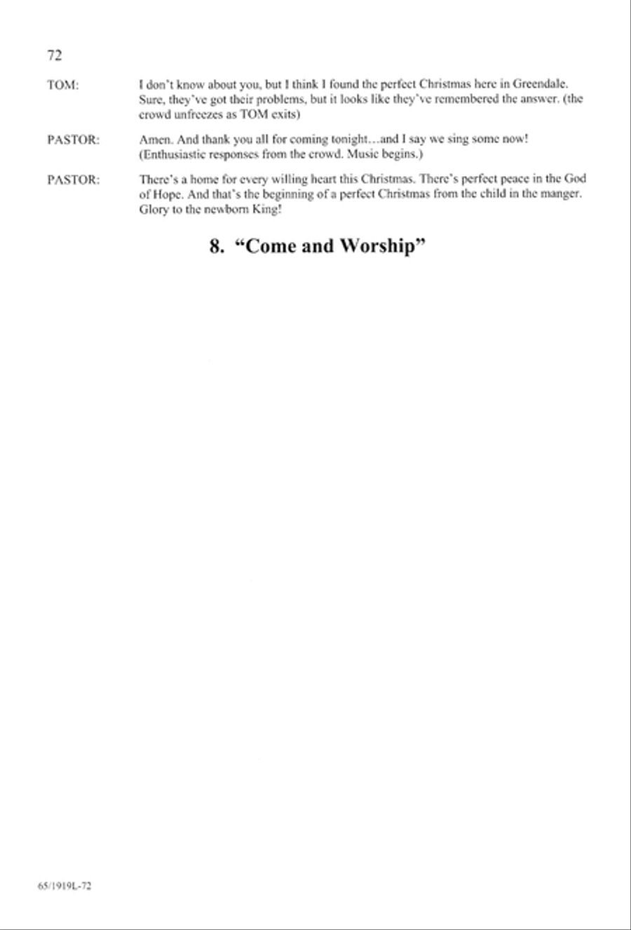 The Perfect Christmas 4-Part scores gallery preview page 74