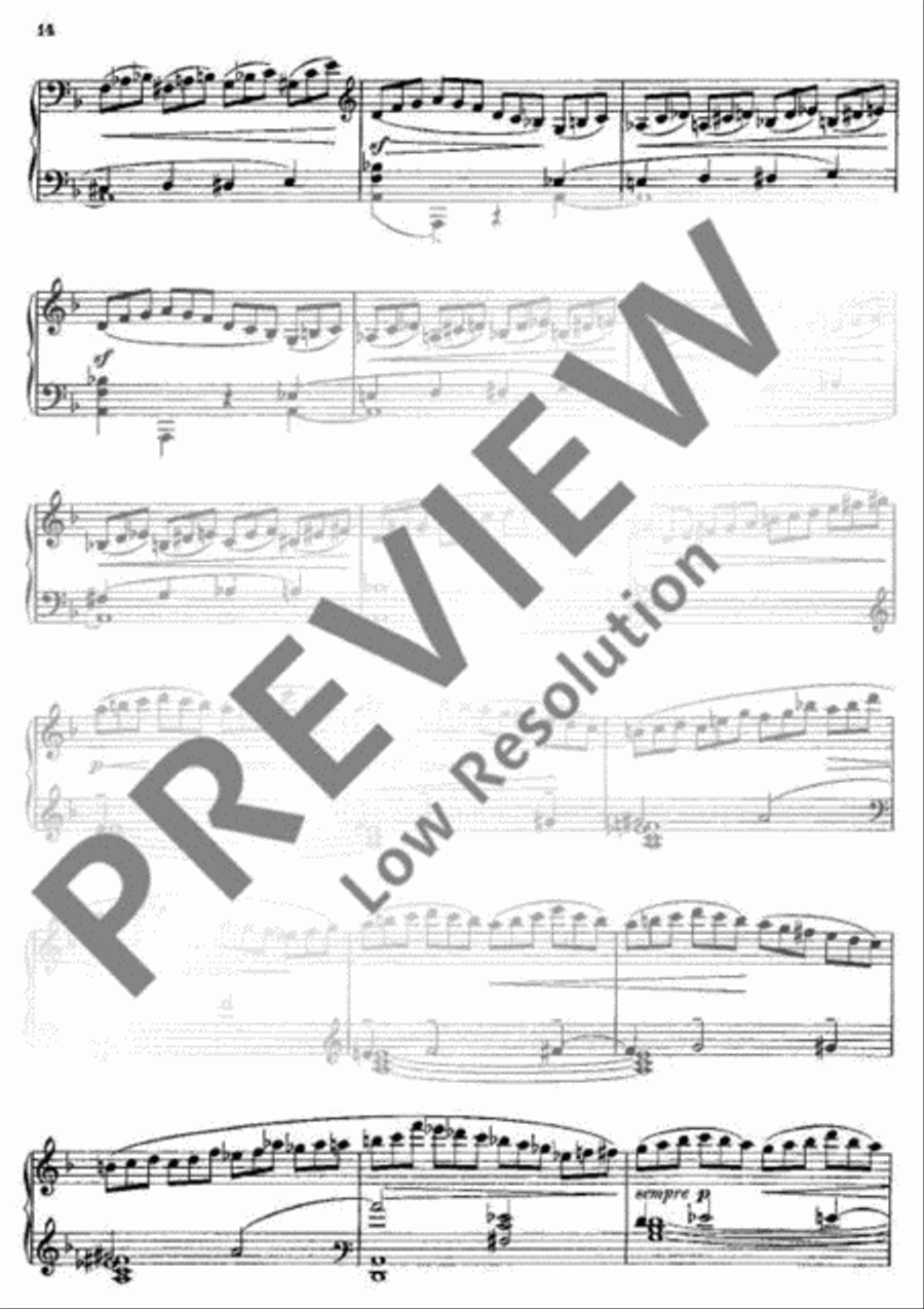 13 Préludes 13 Préludes Piano Solo scores gallery preview page 15