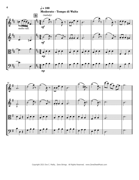 In Marble Halls - String Quartet image number null