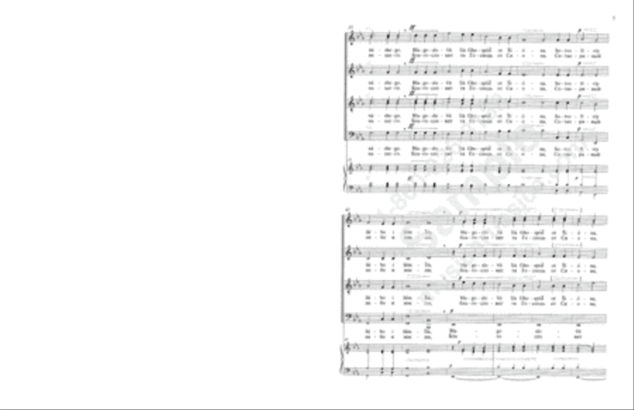 Behold Now, Bless the Lord 4-Part scores gallery preview page 6