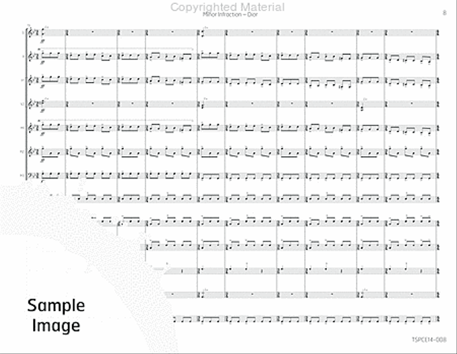 Minor Infraction Percussion Ensemble scores gallery preview page 12