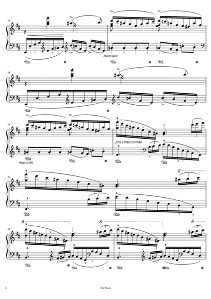 Liszt - Sonata in B Minor - S.178 An Robert Schumann - For Piano Solo Original With Fingered image number null