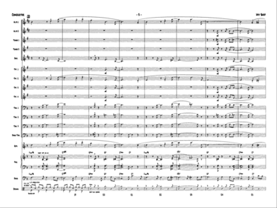 My Ship: Score Jazz Ensemble scores gallery preview page 5