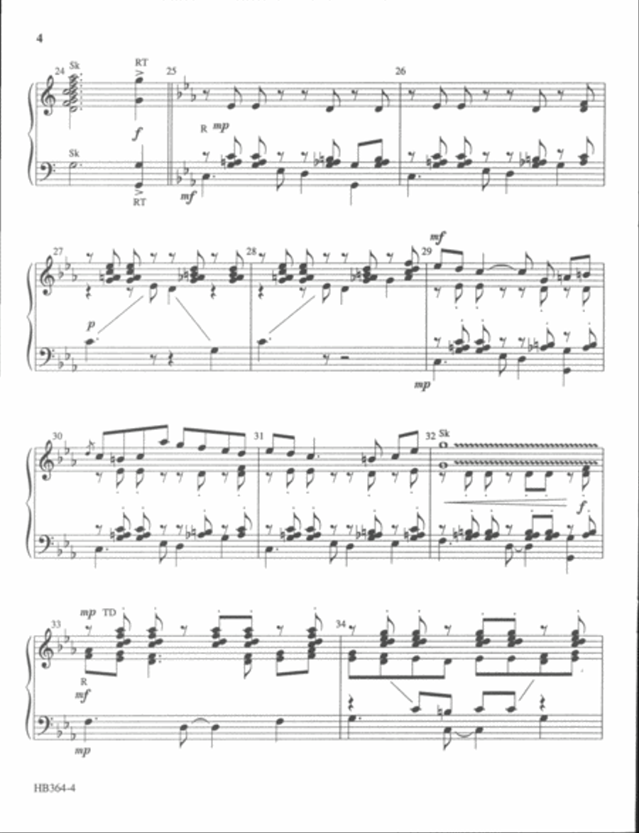 Una Danza Alegre - A Joyous Dance 5-Octaves scores gallery preview page 4