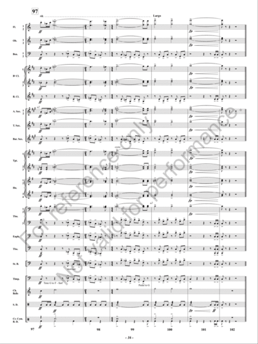 To Those Who Dream Concert Band scores gallery preview page 17