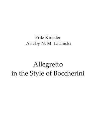Allegretto in the Style of Boccherini