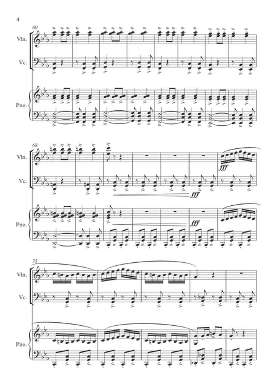 Fantasía Op.12 Piano Trio scores gallery preview page 6