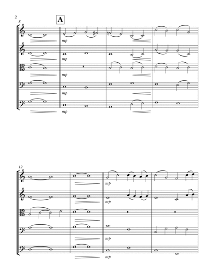 Usurping Usurping String Orchestra scores gallery preview page 2