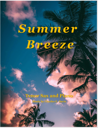 Book cover for Summer Breeze - Tenor Sax and Piano