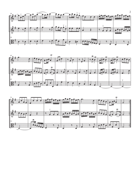 Trio Sonata in G Major, Op. 28, no.1 image number null