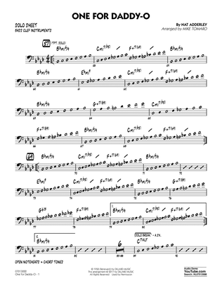 One for Daddy-O - Bass Clef Solo Sheet