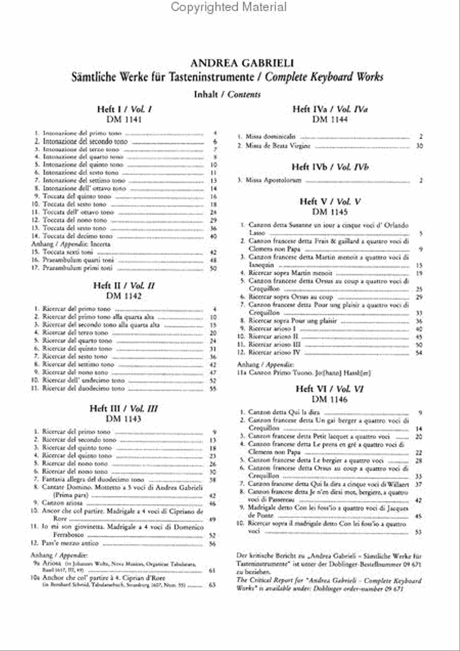 Samtliche Werke fur Tasteninstrumente Band 4a / b Organ scores gallery preview page 2
