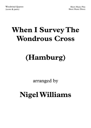Book cover for When I Survey The Wondrous Cross, for Woodwind Quartet