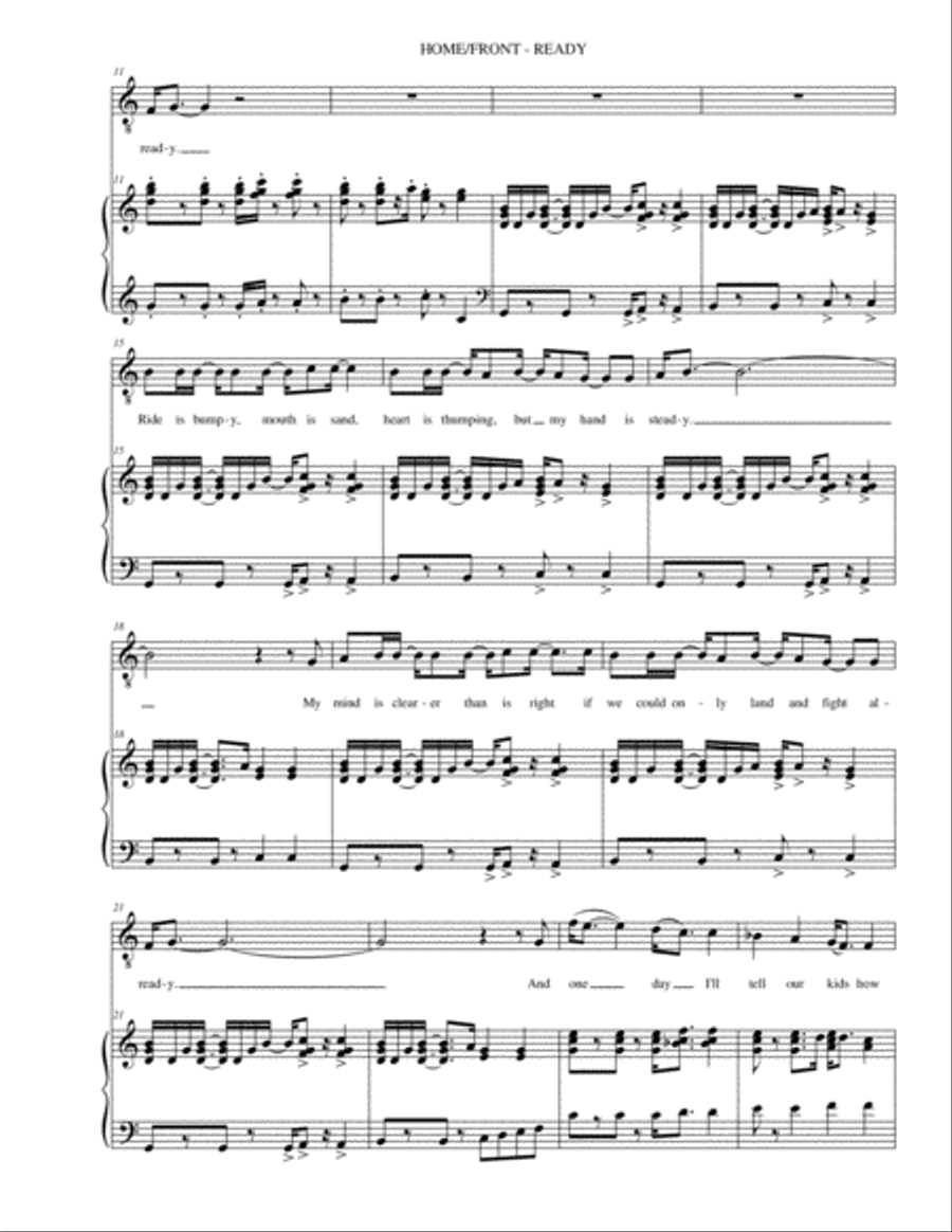 Ready Tenor Voice scores gallery preview page 2