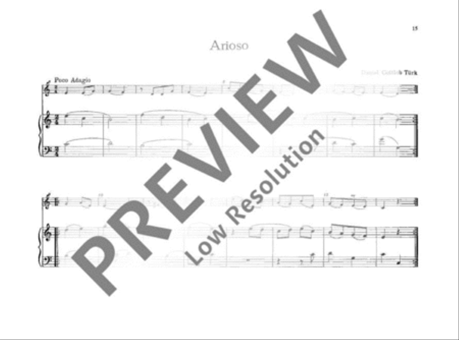Leichte Spielmusik des Rokoko Soprano Recorder scores gallery preview page 16