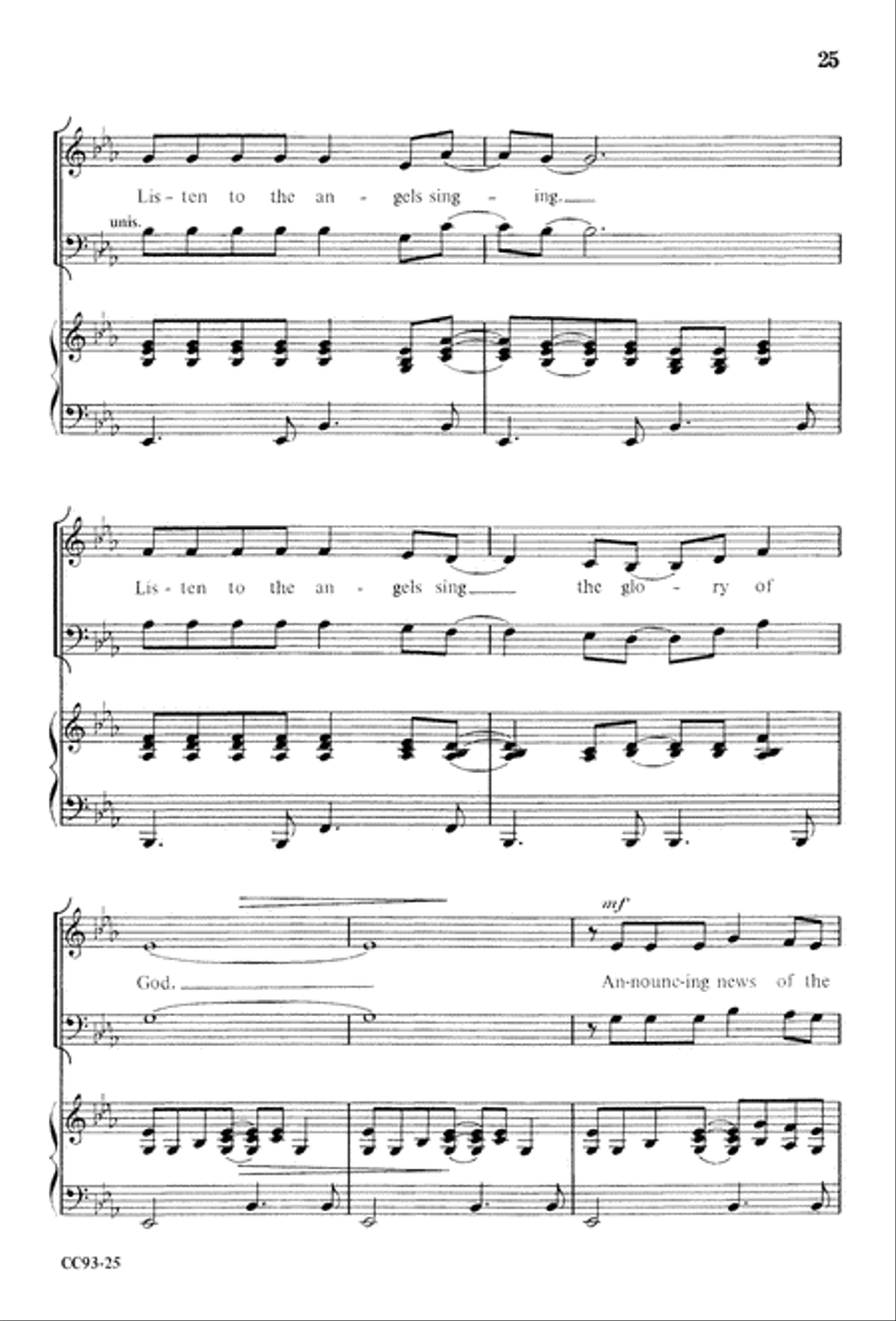 Jesus Is Born 4-Part scores gallery preview page 27