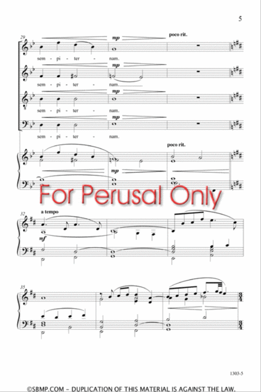 Pie Jesu Pie Jesu 4-Part scores gallery preview page 4