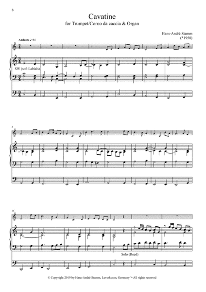 Works for Trumpet/Corno da caccia & Organ Vol. II