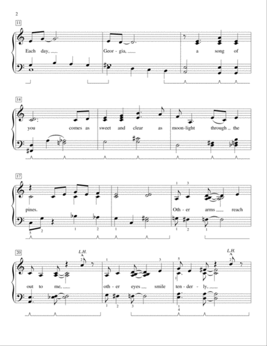 Georgia On My Mind Georgia On My Mind Piano Method scores gallery preview page 2