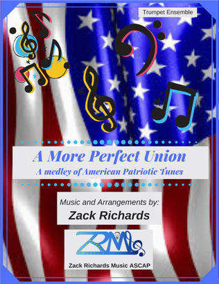 Book cover for A More Perfect Union for Trumpet Ensemble