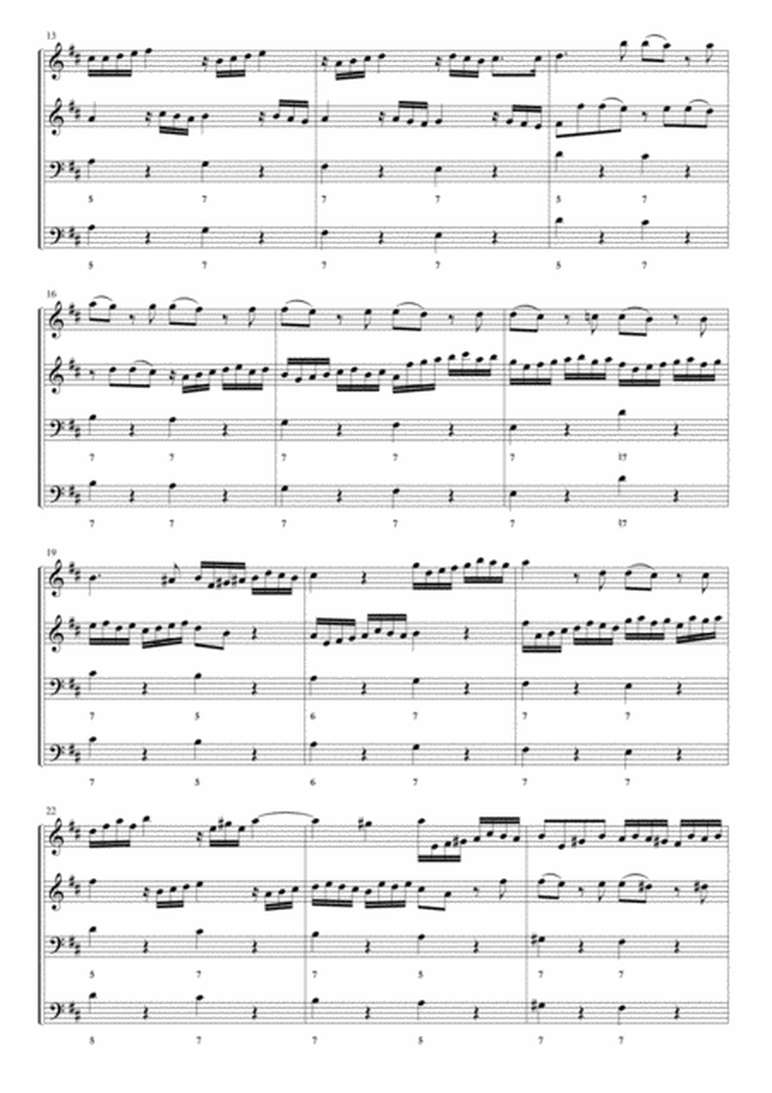 Corelli, Sonata op.1 n.12 in D major