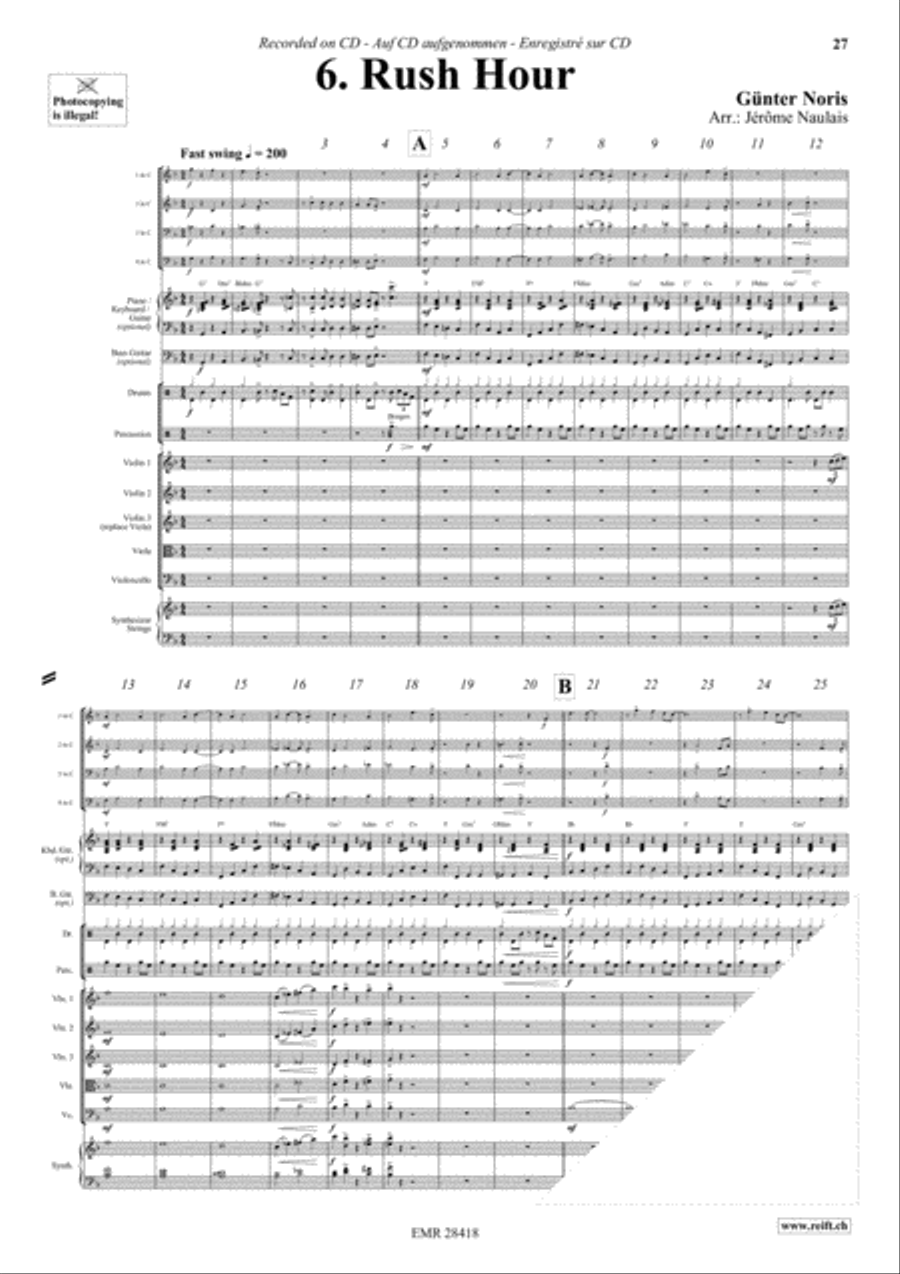 Let's Dance Volume 4 Brass Ensemble scores gallery preview page 8