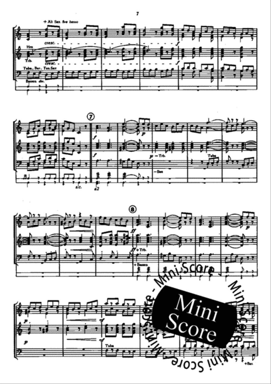 A Handelian Suite Concert Band scores gallery preview page 9