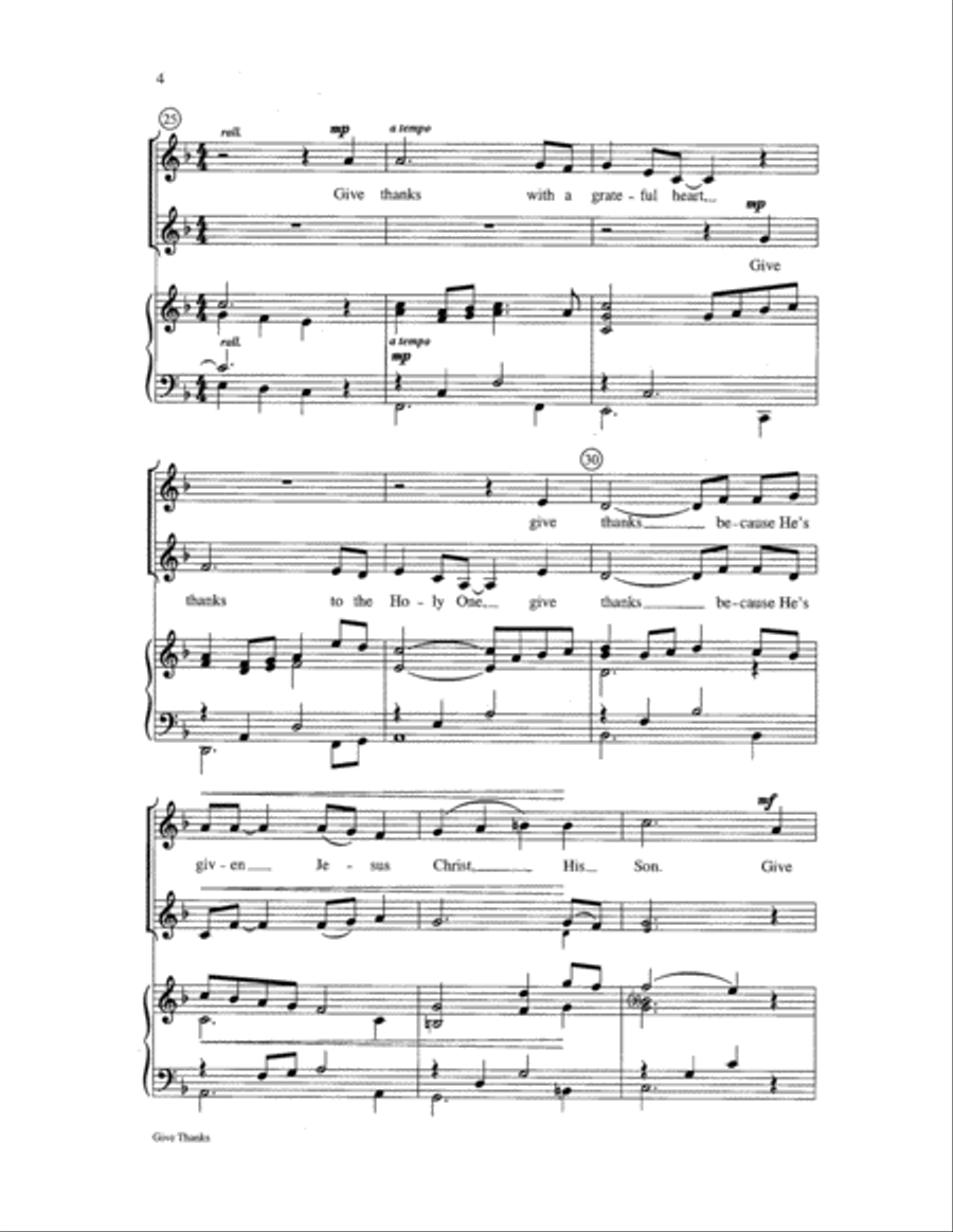 Give Thanks Choir scores gallery preview page 4