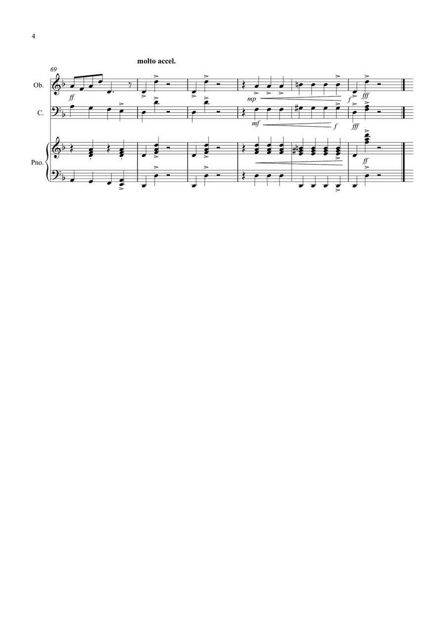 In the Hall of the Mountain King for Oboe and Cello Duet Oboe scores gallery preview page 4