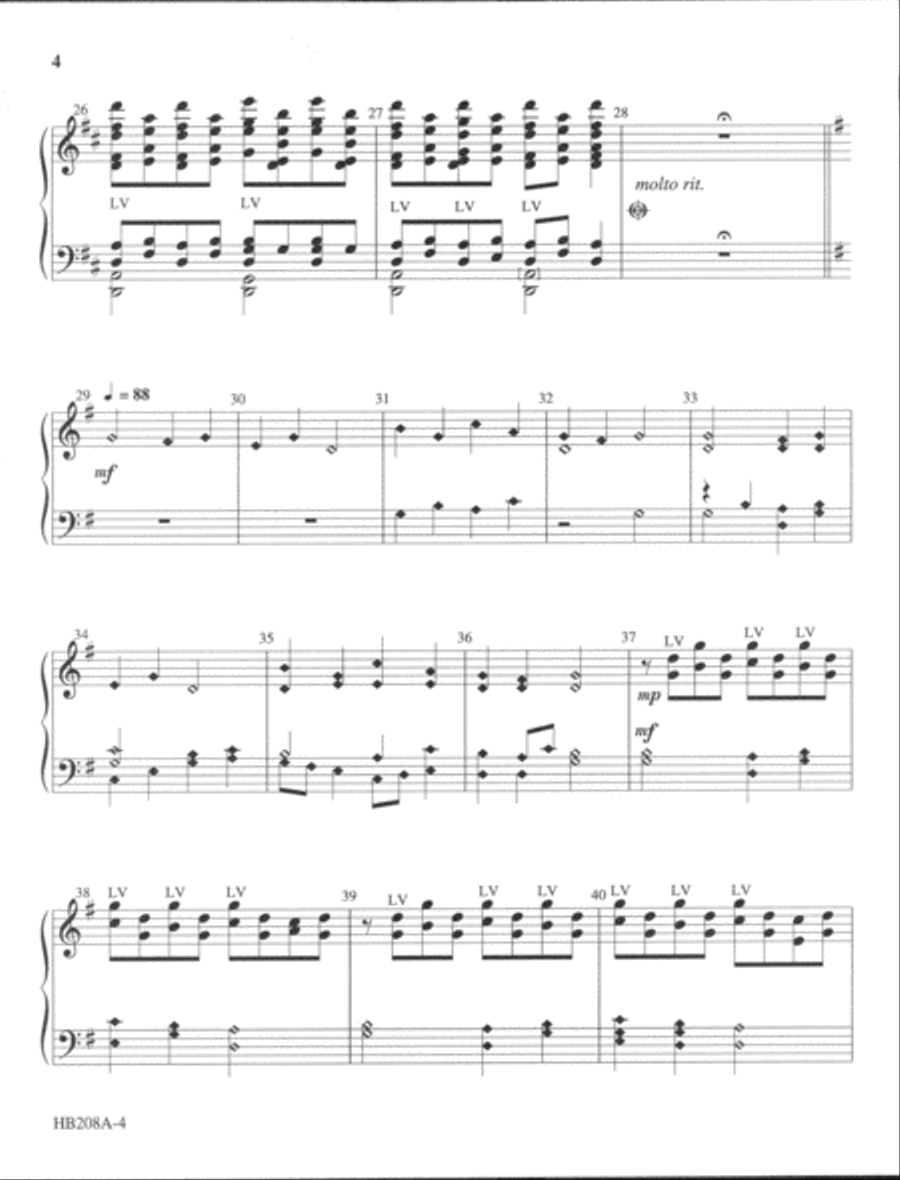 Christ Is Alive! All Christians Sing - handbell part 5-Octaves scores gallery preview page 4