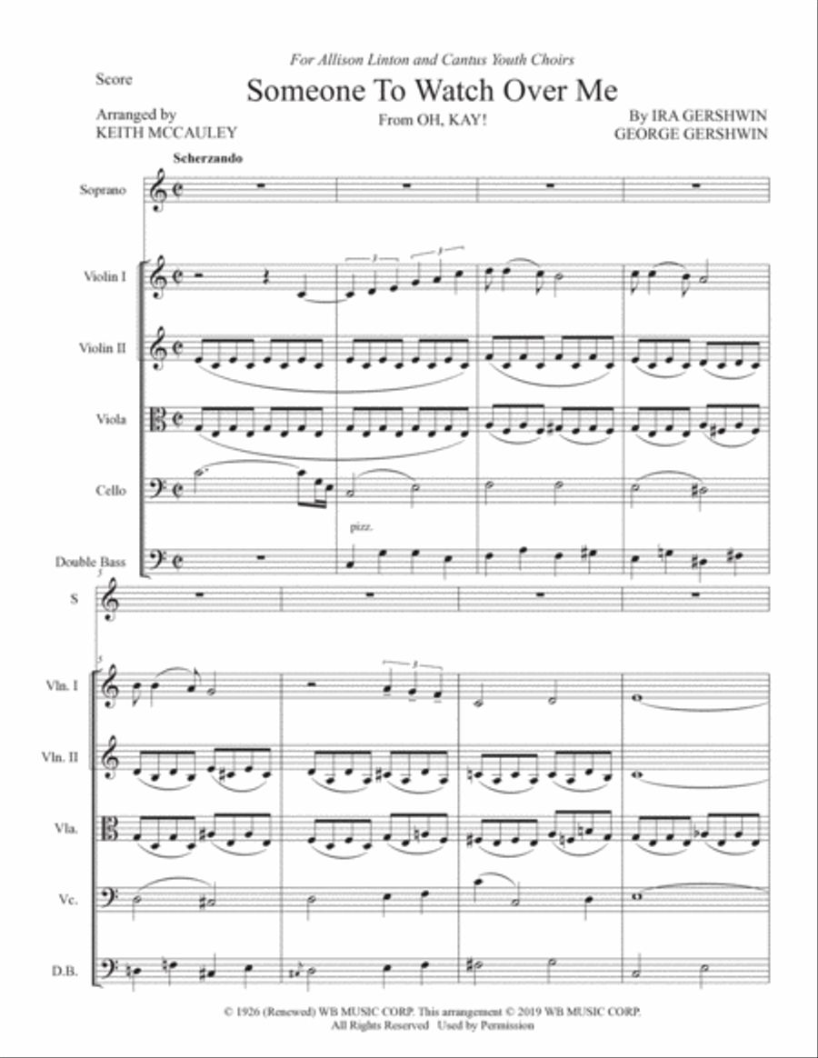 Someone To Watch Over Me Someone To Watch Over Me Double Bass scores gallery preview page 2