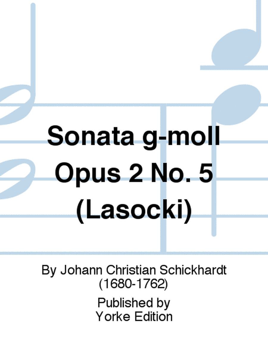Sonata g-moll Opus 2 No. 5 (Lasocki)
