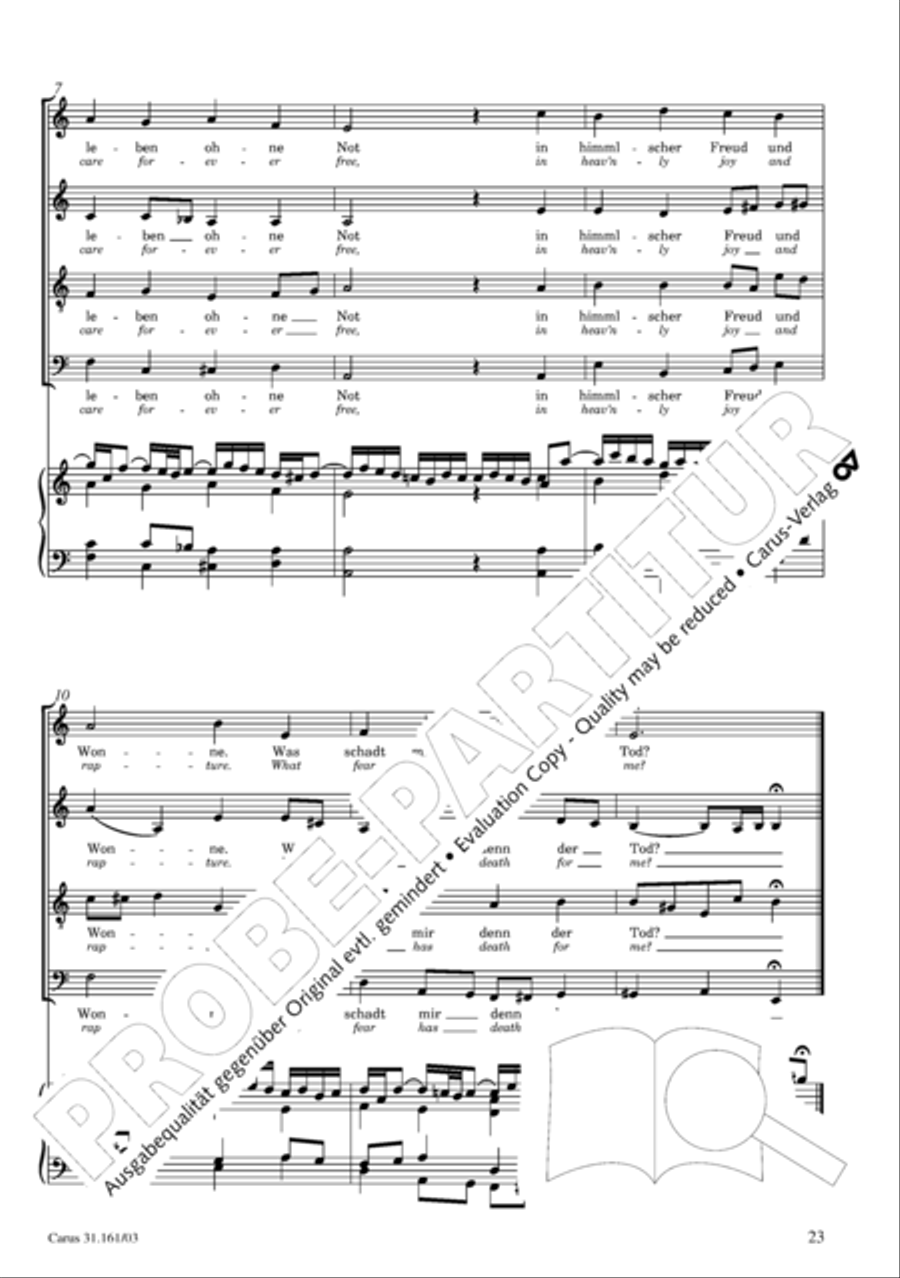 Komm, du susse Todesstunde 4-Part scores gallery preview page 24