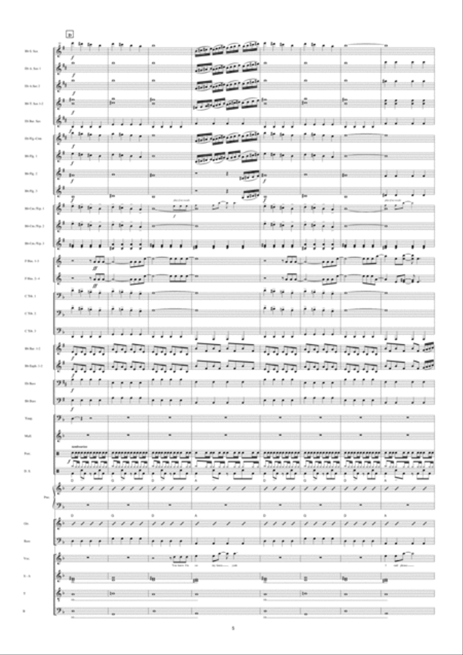 Eloise Fanfare Band scores gallery preview page 6