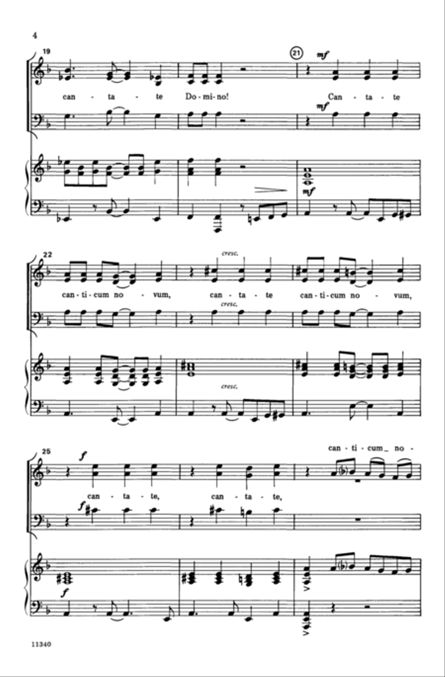 Cantate Domino 3-Part scores gallery preview page 4