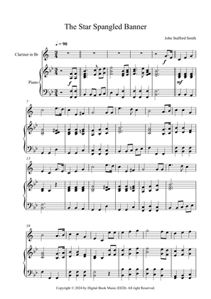 The Star Spangled Banner - John Stafford Smith (Clarinet + Piano)