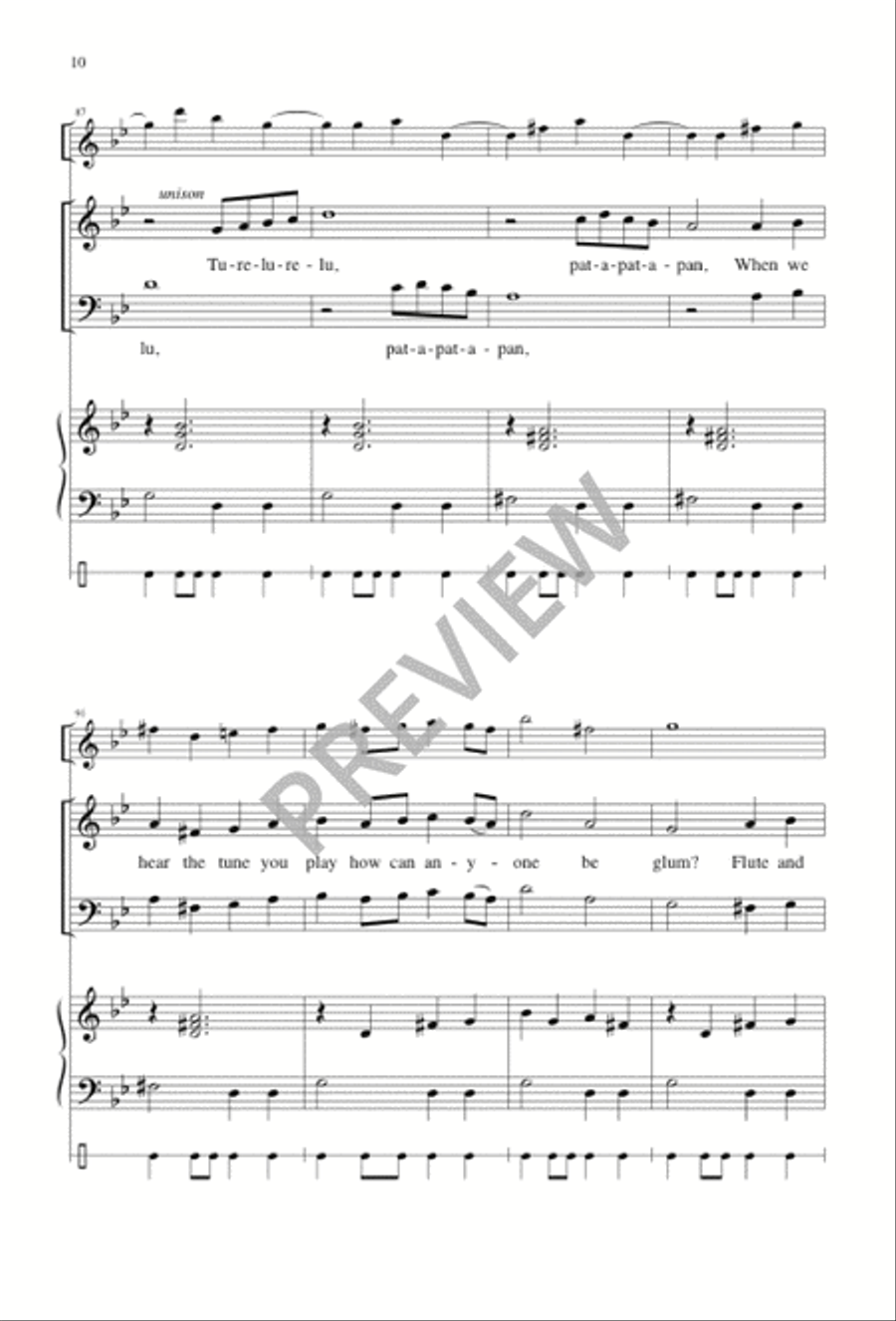 Pat-a-pan 3-Part scores gallery preview page 11