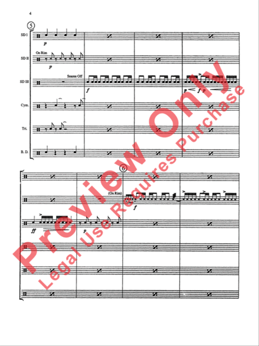 Assimilation Assimilation Percussion Ensemble scores gallery preview page 7
