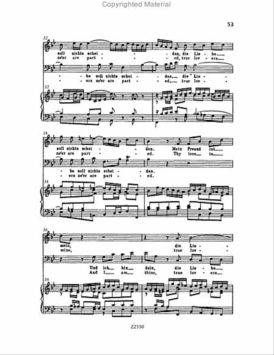 Wachet auf, ruft uns die Stimme, BWV 140 Choir scores gallery preview page 53