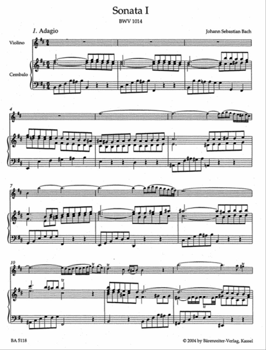 6 Violin Sonatas, Volume 1 (I-III) Cello scores gallery preview page 2