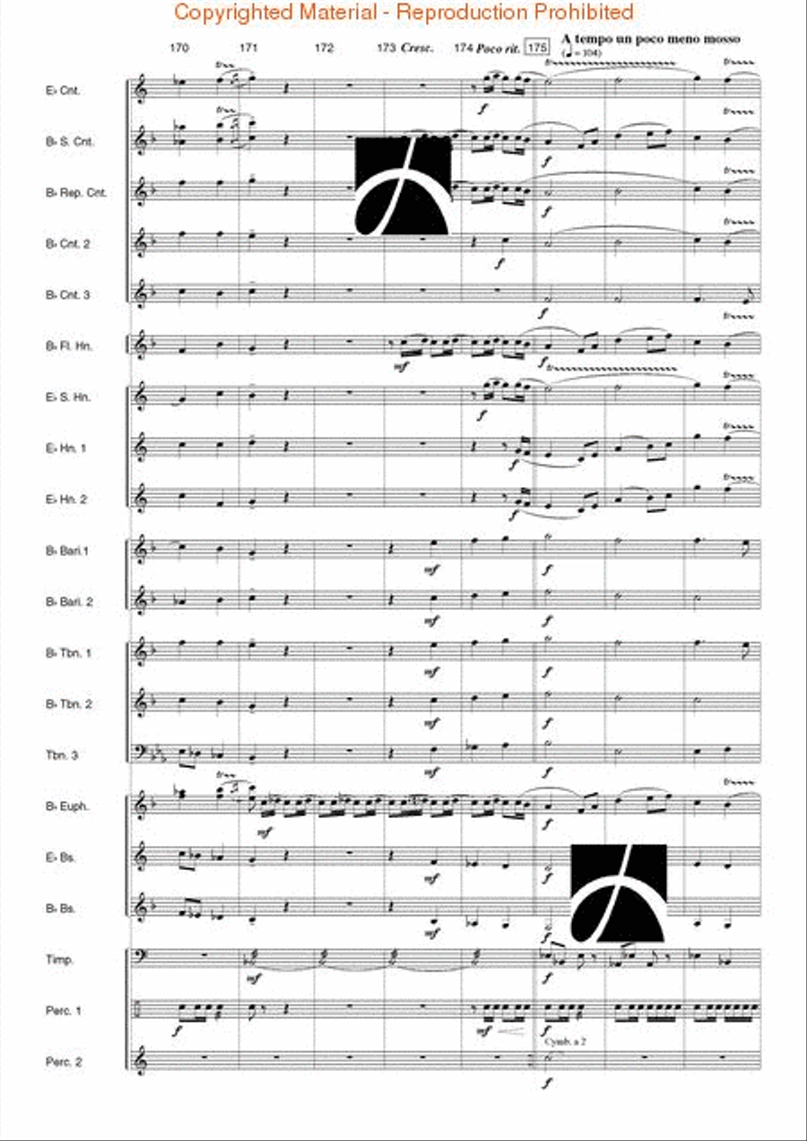 Helios Concert Band scores gallery preview page 24