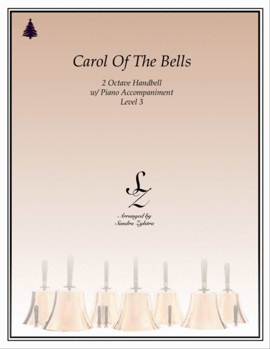 Carol Of The Bells (2 octave handbells & piano accompaniment) 2-Octaves scores gallery preview page 1