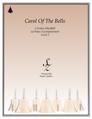 Book cover for Carol Of The Bells (2 octave handbells & piano accompaniment)