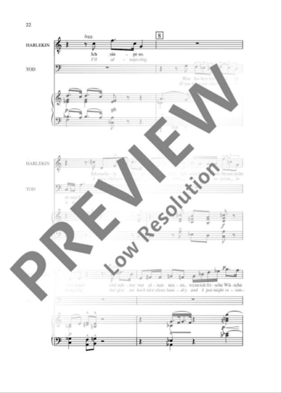 The Emperor of Atlantis Saxophone scores gallery preview page 21