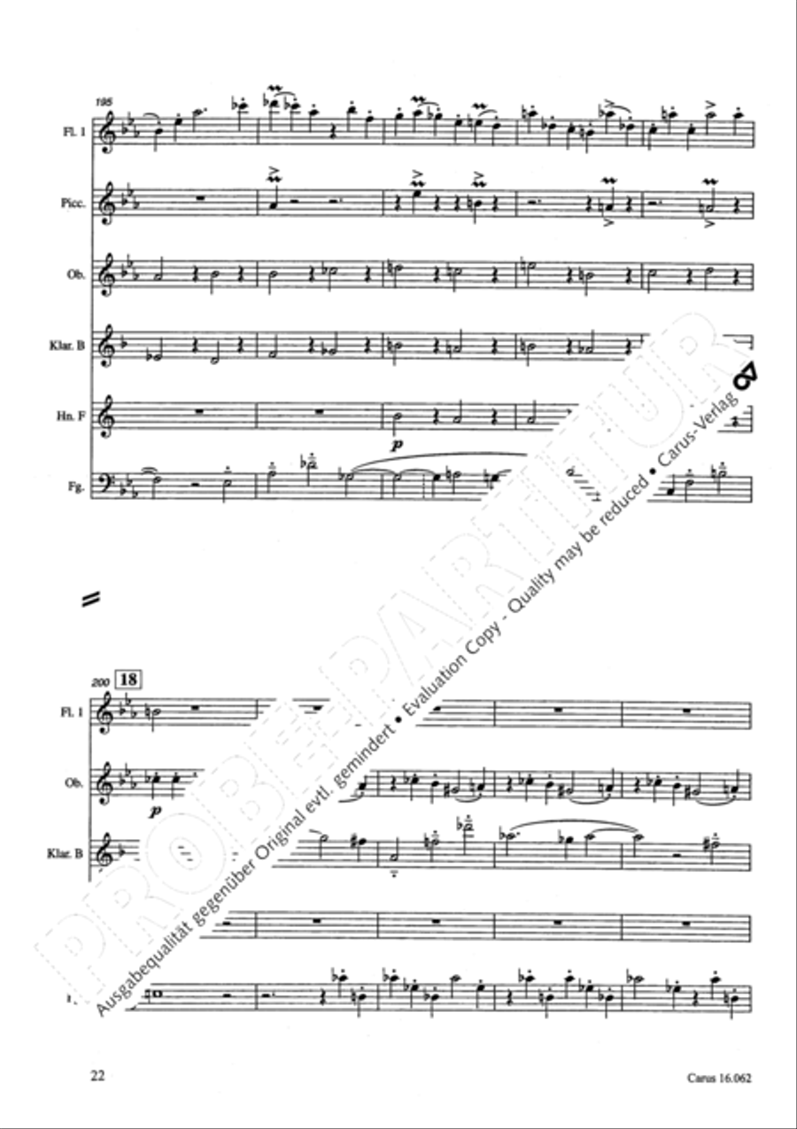 Musik fur sechs Blaser Musik fur sechs Blaser Bassoon scores gallery preview page 25