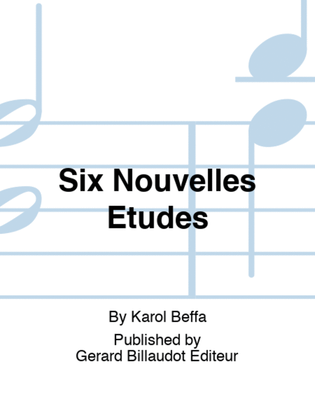 Book cover for Six Nouvelles Etudes